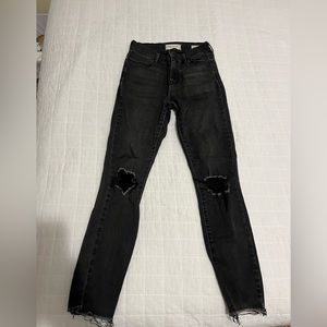 PacSun, high rise ankle jegging - black, size 25